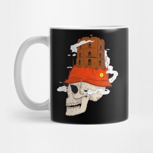 Skull Vilnius Lithuania Mug